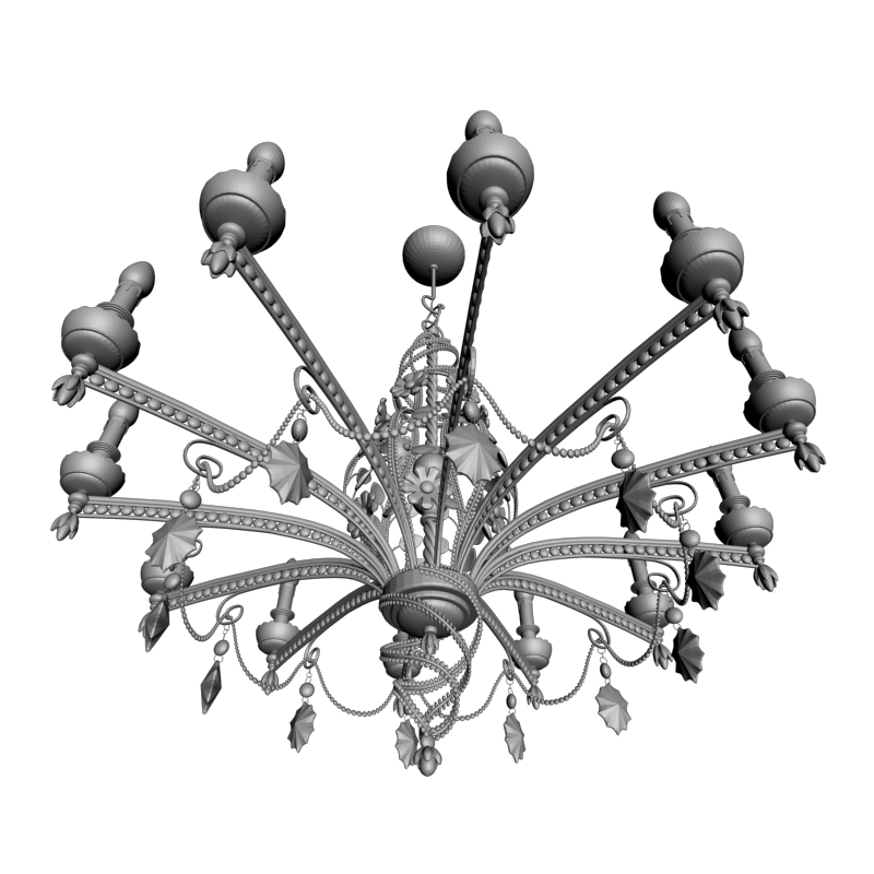 картинка Люстра H6-121 3D-STL.COM