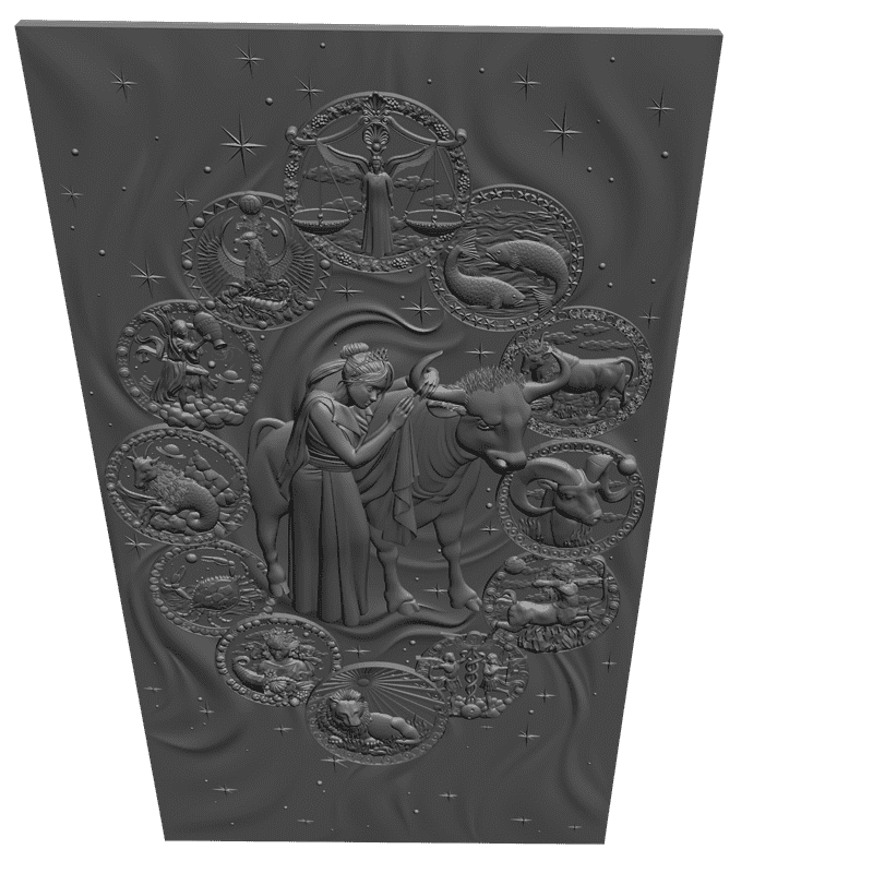картинка Все Знаки ЗодиакаP1-014 3D-STL.COM