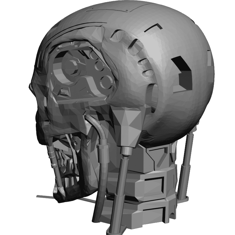 картинка Двойной экструзионный череп P4-353 3D-STL.COM