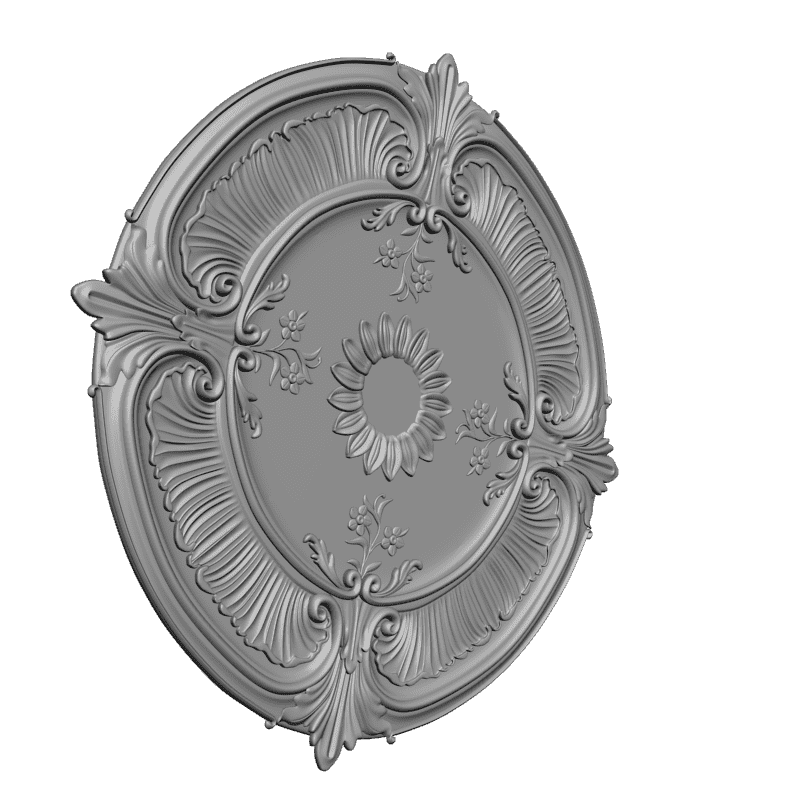 картинка Розетка декоративная D16-268 3D-STL.COM