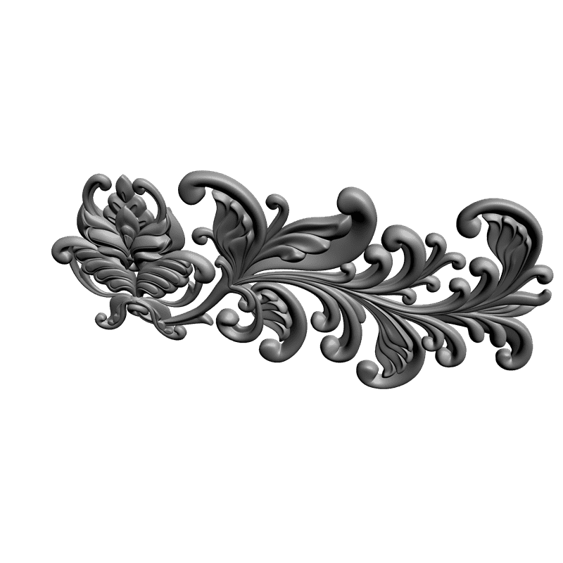 картинка Накладка резная D10-075 3D-STL.COM