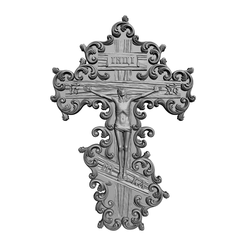картинка Крестик RY4-005 3D-STL.COM