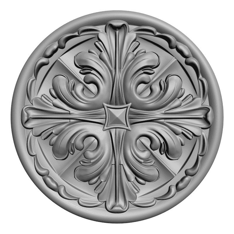 картинка Розетка резная D16-005 3D-STL.COM