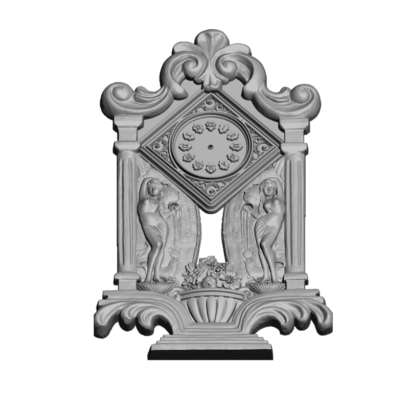 картинка Часы в стиле Ренесанс P3-112 3D-STL.COM