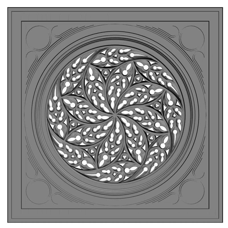 картинка Панель резная D11-121 3D-STL.COM
