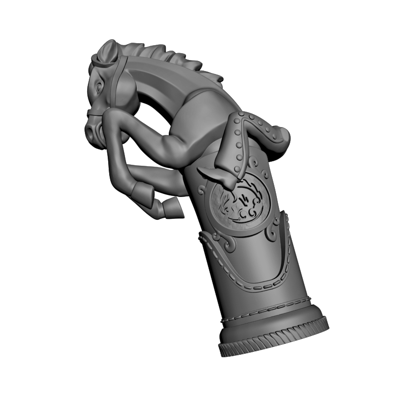 картинка Брыкающвяся Лошадь PI1-436 3D-STL.COM
