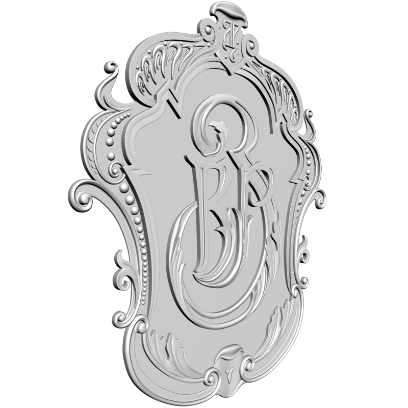 картинка Накладка резная D10-279 3D-STL.COM