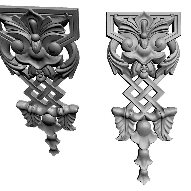 картинка Накладка резная D10-051 3D-STL.COM