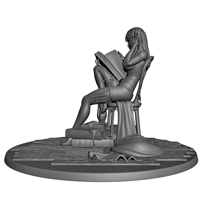 картинка КДМ - библиотекарь - Гектор Моран PI1-445 3D-STL.COM