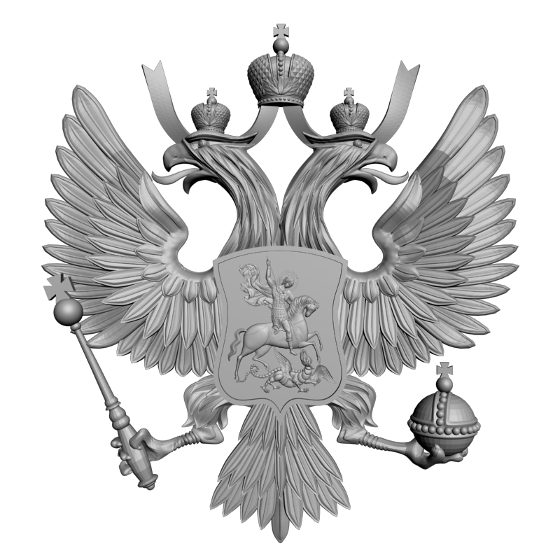 картинка Герб RG1-160 3D-STL.COM