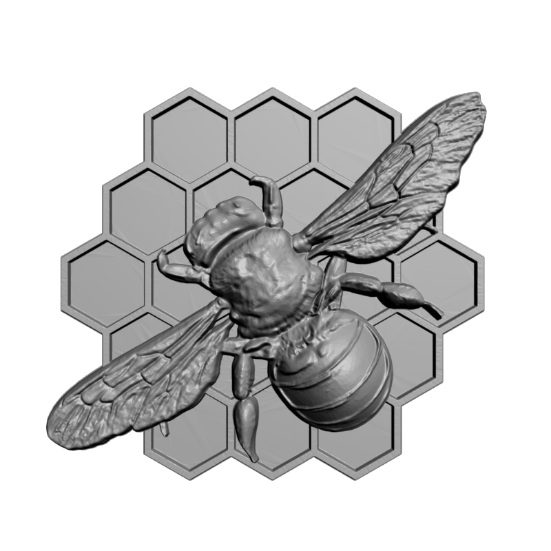 картинка Пчела F6-069 3D-STL.COM