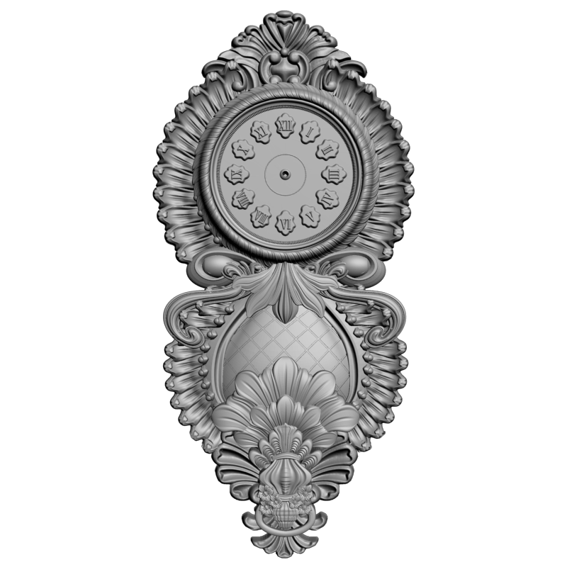 картинка Часы настенные P3-093 3D-STL.COM