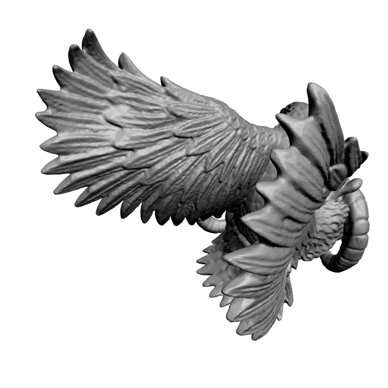 картинка Дьявольский череп P4-556 3D-STL.COM