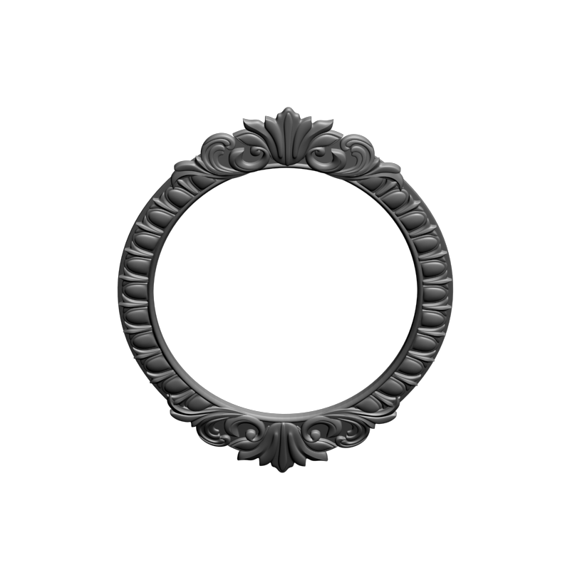 картинка Рамка резная D14-656 3D-STL.COM