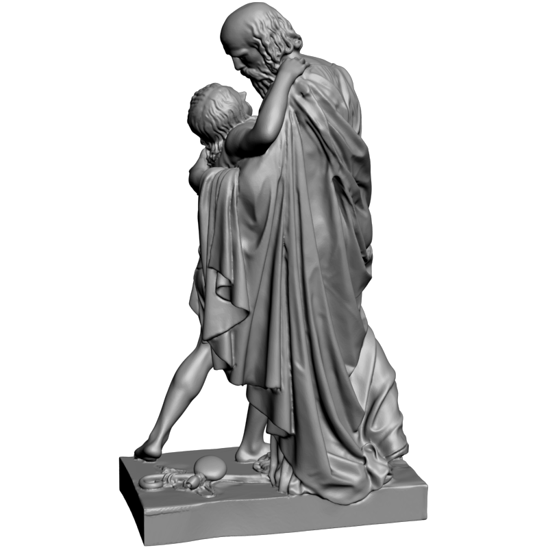 картинка Отец и сын L3-172 3D-STL.COM