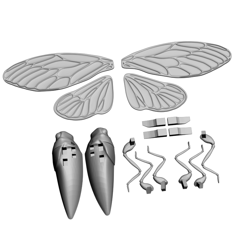 картинка Цикада F3-058 3D-STL.COM