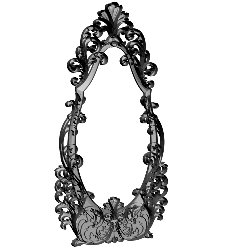 картинка Рамка резная для зеркала D14-377 3D-STL.COM