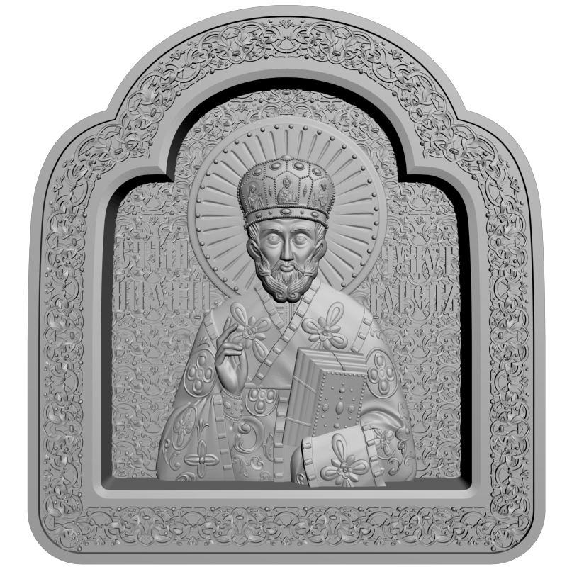 картинка Николай Чудотворец V3-358 3D-STL.COM