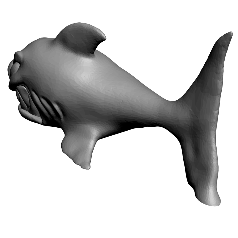 картинка Сердитая акула PI1-360 3D-STL.COM