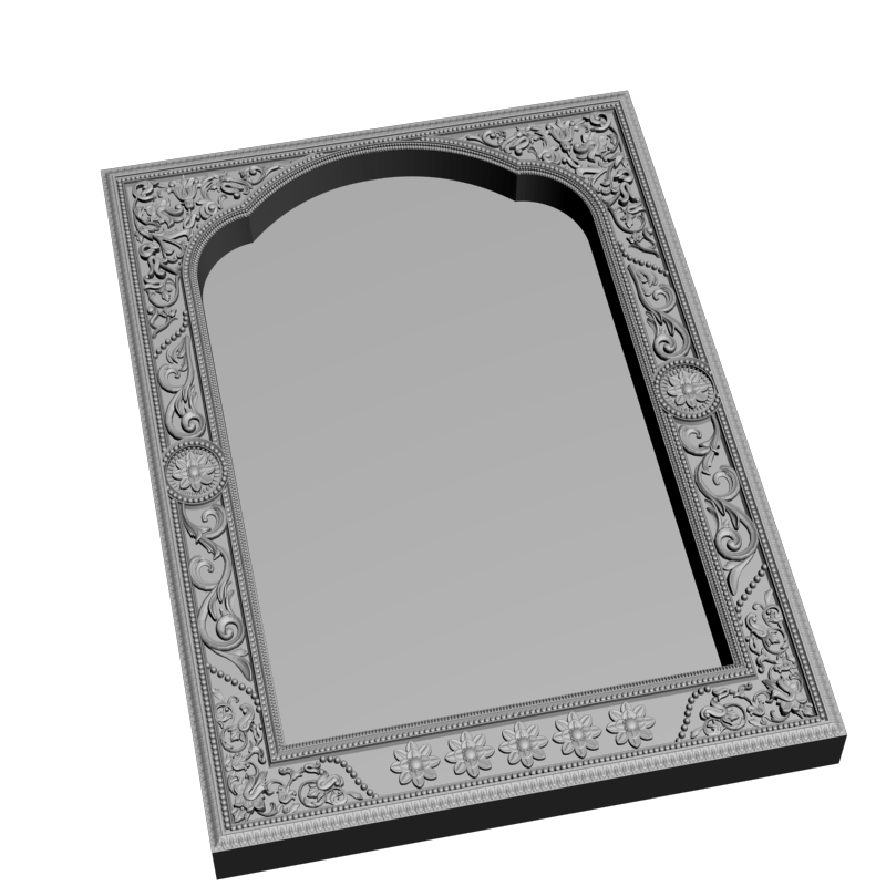 картинка Рамка резная D14-684 3D-STL.COM