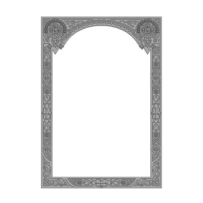 картинка Рама резная D14-526 3D-STL.COM