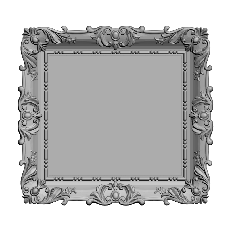 картинка Рамка резная D14-571 3D-STL.COM