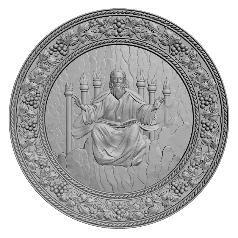 картинка Господь Вседержитель V3-067 3D-STL.COM