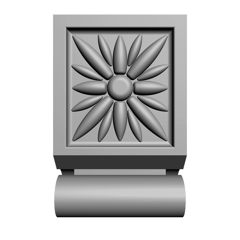 картинка Кронштейн резной D9-085 3D-STL.COM