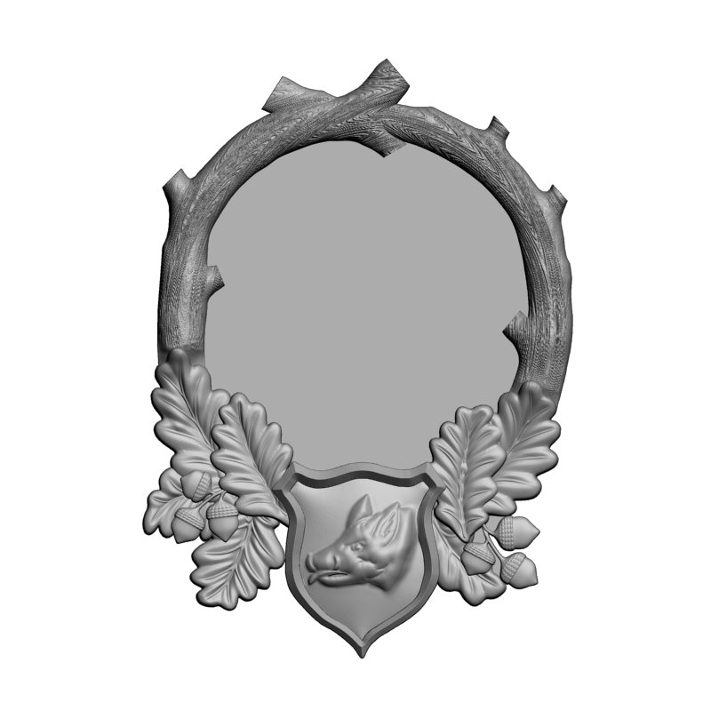 картинка Рамка резная D14-599 3D-STL.COM