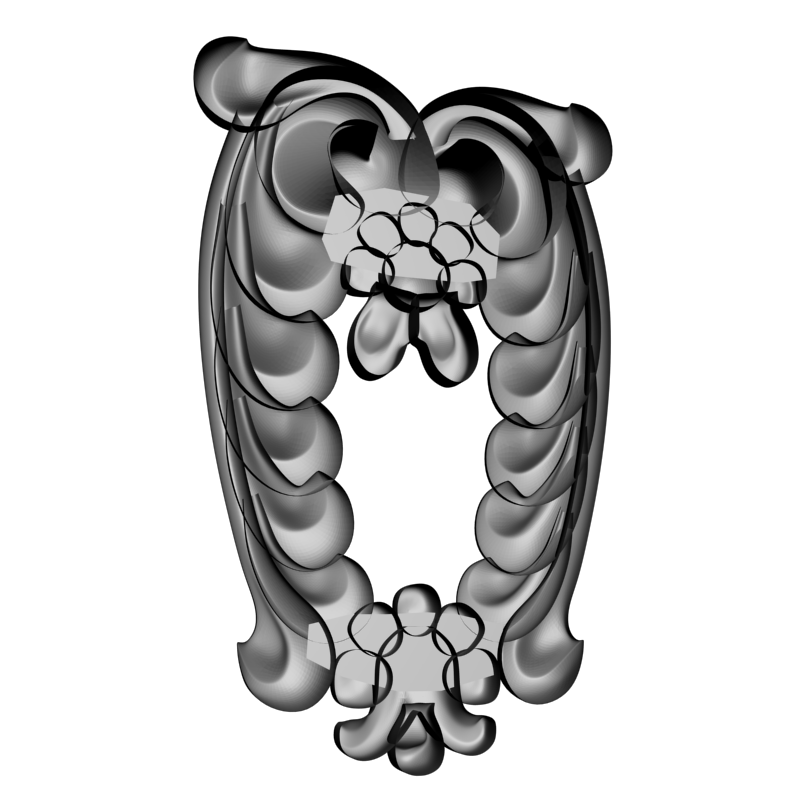 картинка Элемент декора D10-524 3D-STL.COM