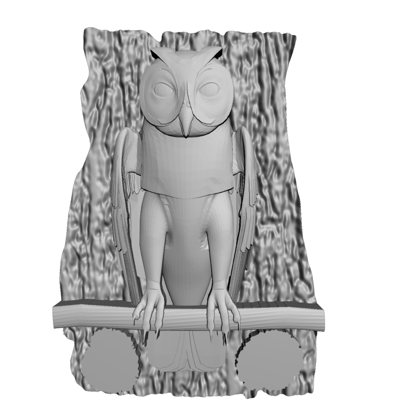картинка Ключница Сова P4-443 3D-STL.COM
