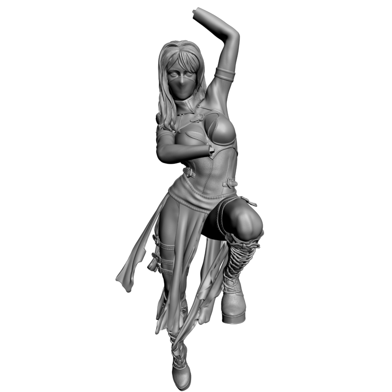картинка Девушка L3-381 3D-STL.COM