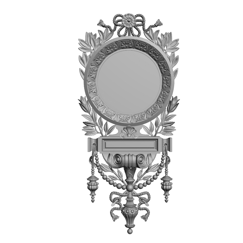 картинка Часы настенные P3-105 3D-STL.COM
