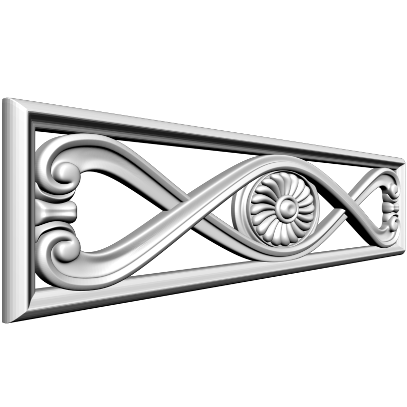 картинка Накладка резная D10-308 3D-STL.COM