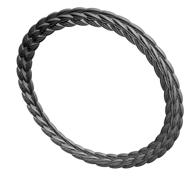 картинка Рамка резная D14-653 3D-STL.COM