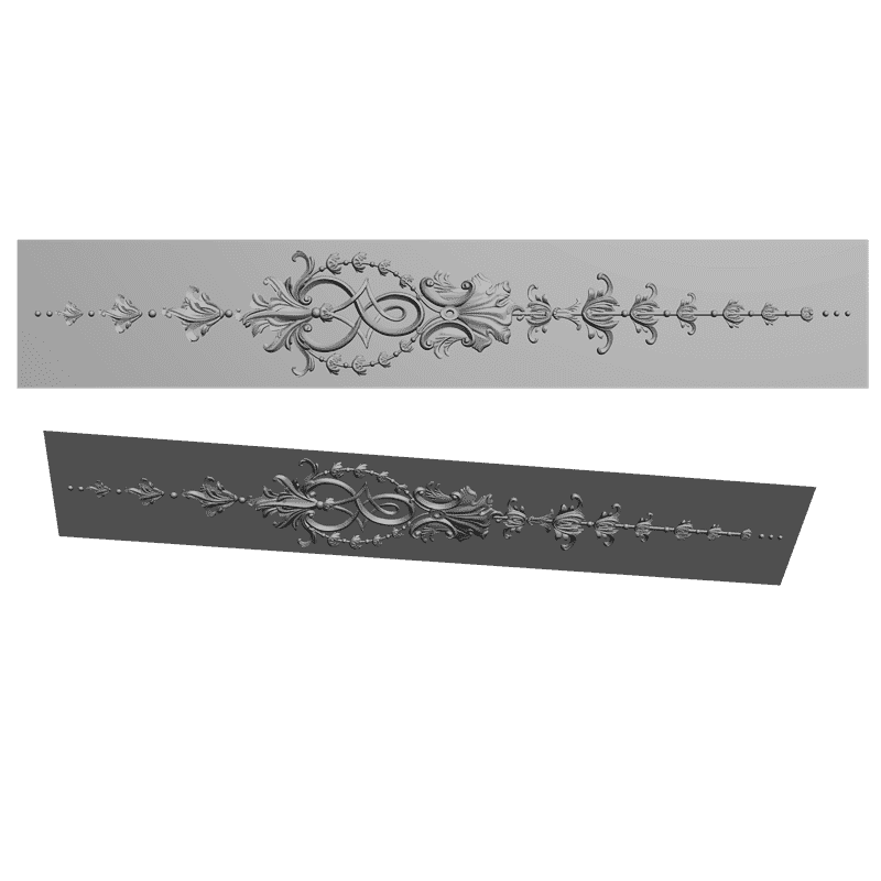 картинка Накладка резная D10-160 3D-STL.COM