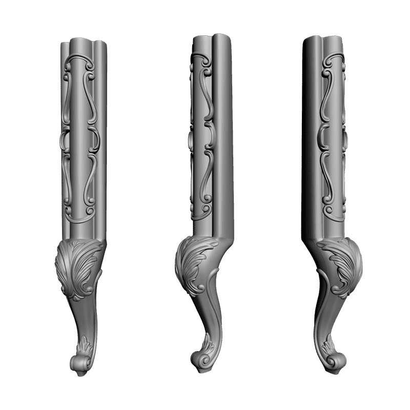 картинка Ножка резная M6-019 3D-STL.COM
