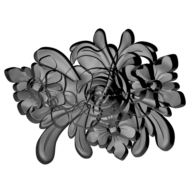 картинка Цветы F4-115 3D-STL.COM
