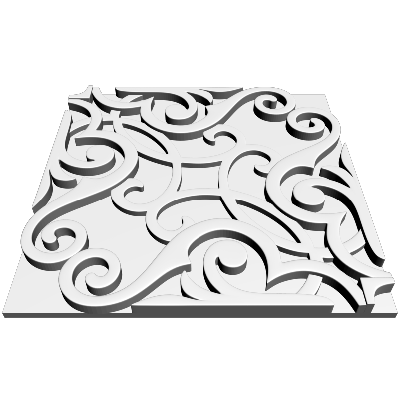 картинка Панель резная D11-128 3D-STL.COM