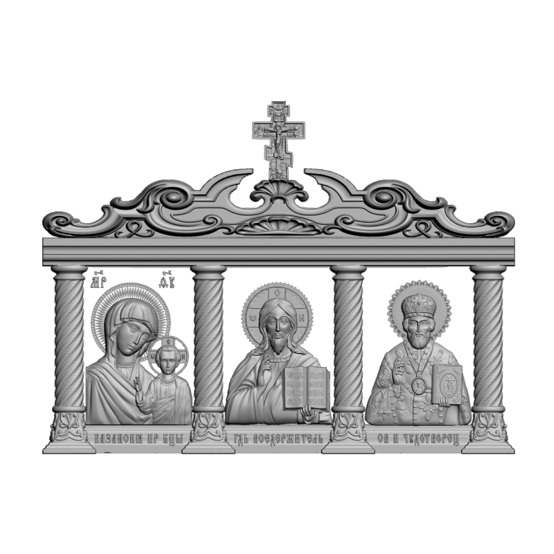 картинка Иконостас V3-477 3D-STL.COM