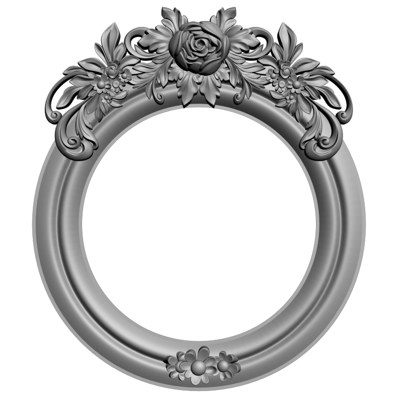 картинка Круглое зеркало D14-375 3D-STL.COM