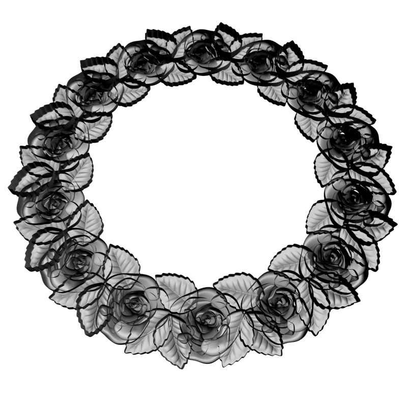 картинка Венок из роз P4-588 3D-STL.COM