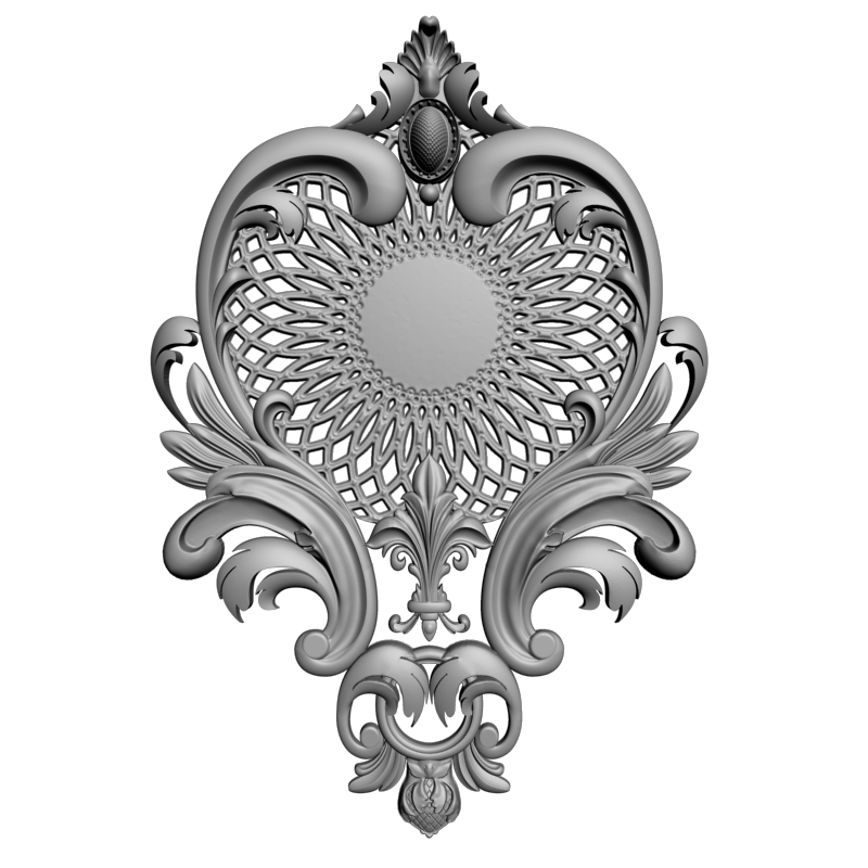 картинка Накладка декоративная D10-425 3D-STL.COM
