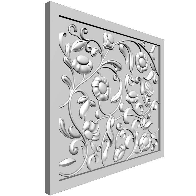 картинка Накладка резная D10-303 3D-STL.COM