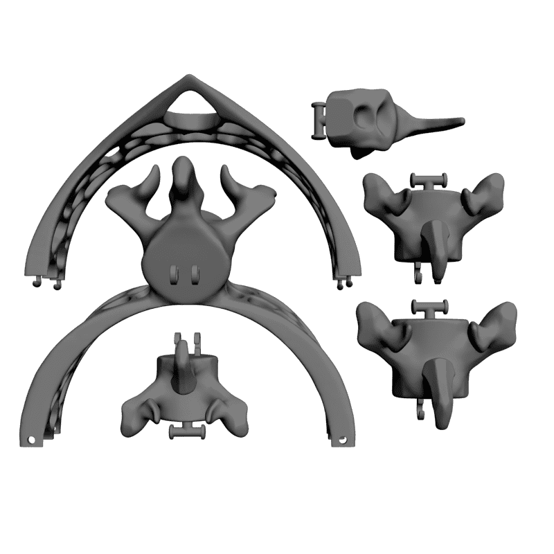 картинка Каркас ожерелья RY6-027 3D-STL.COM