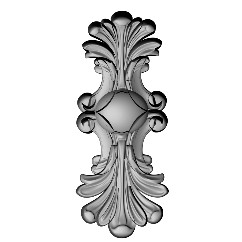 картинка Накладка декоративная D10-446 3D-STL.COM