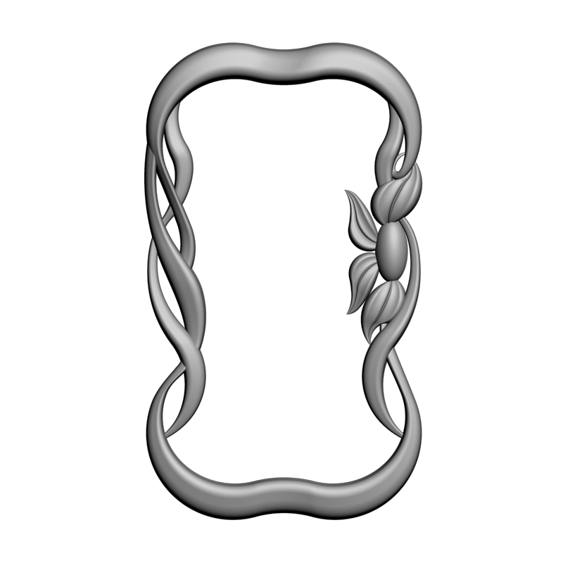 картинка Рамка резная D14-650 3D-STL.COM