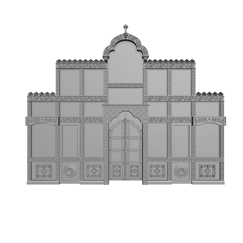 картинка Иконостас V2-004 3D-STL.COM