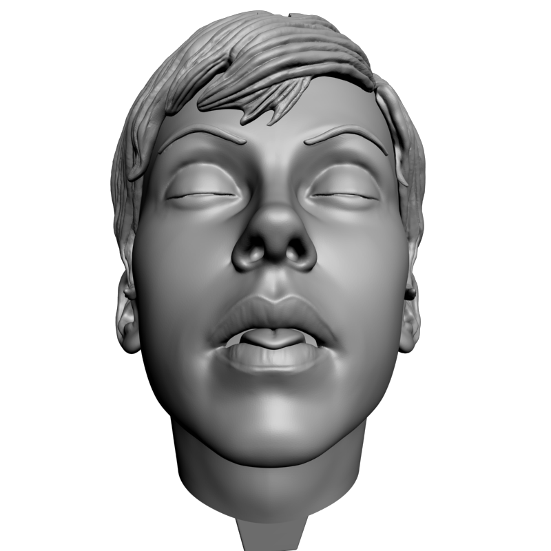 картинка Голова юноши L5-095 3D-STL.COM