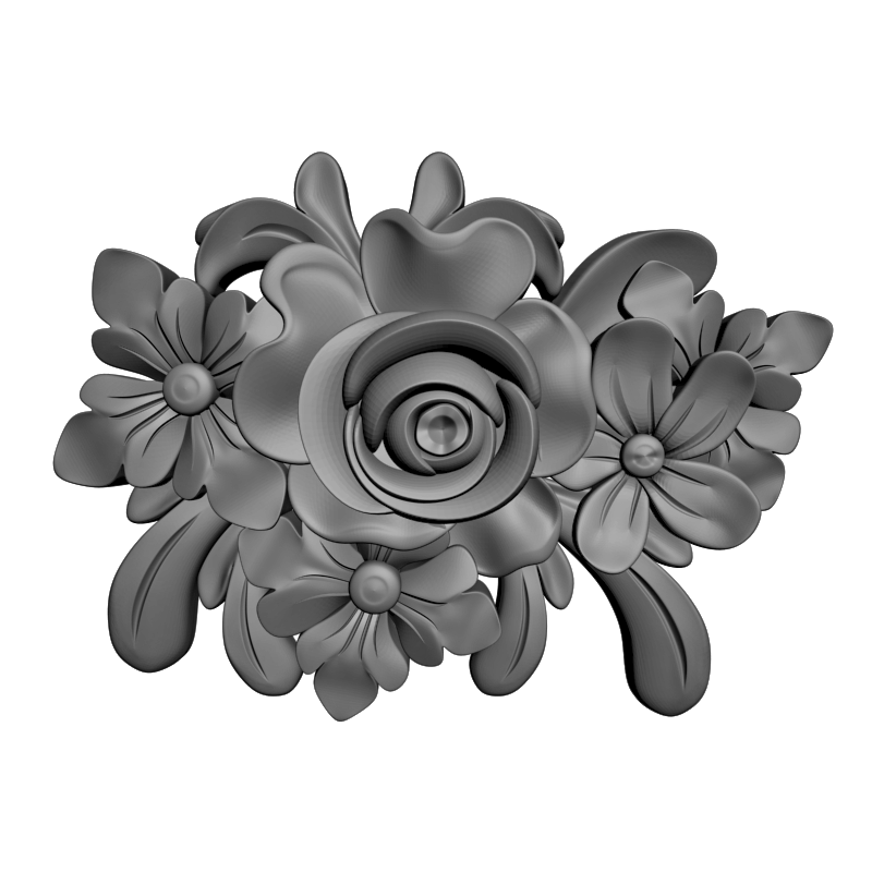 картинка Цветы F4-115 3D-STL.COM